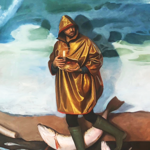 Reconstructors, 2018, Alexander Klingspor, 168x208cm, Oil on canvas Reconstructors, 2018, Alexander Klingspor, 168x208cm, Oil on canvas